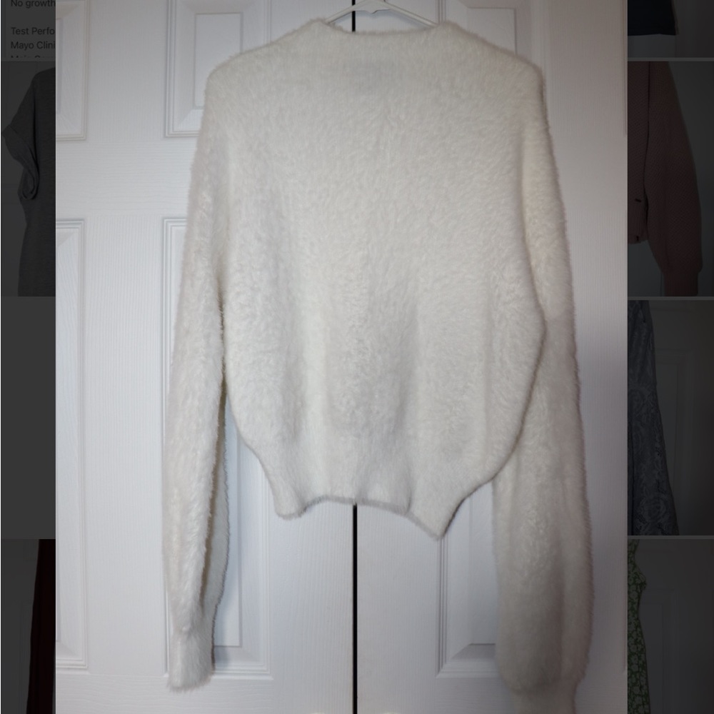 Forever 21 turtleneck fuzzy sweater